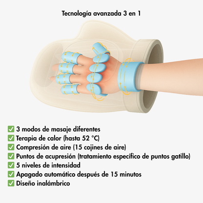 TheraCare – Dispositivo de masaje inalámbrico 3 en 1